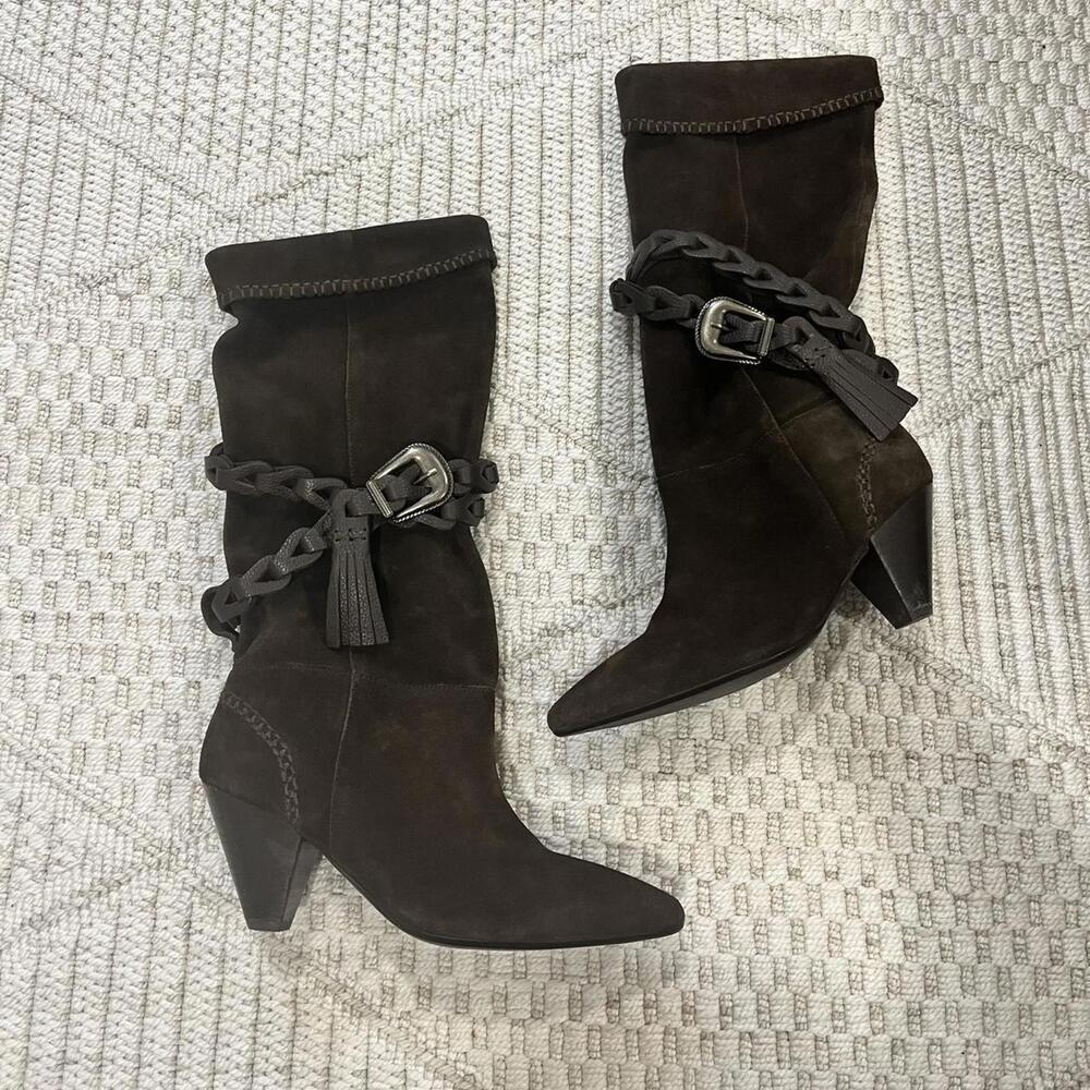 Free People Bridget Belt Slouch Boots - Picture 4 of 10